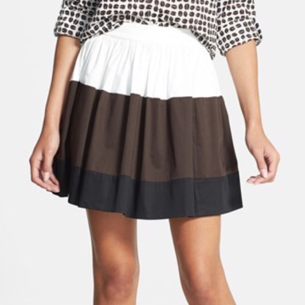 NWT! Kate Spade Colorblock Coreen Skirt